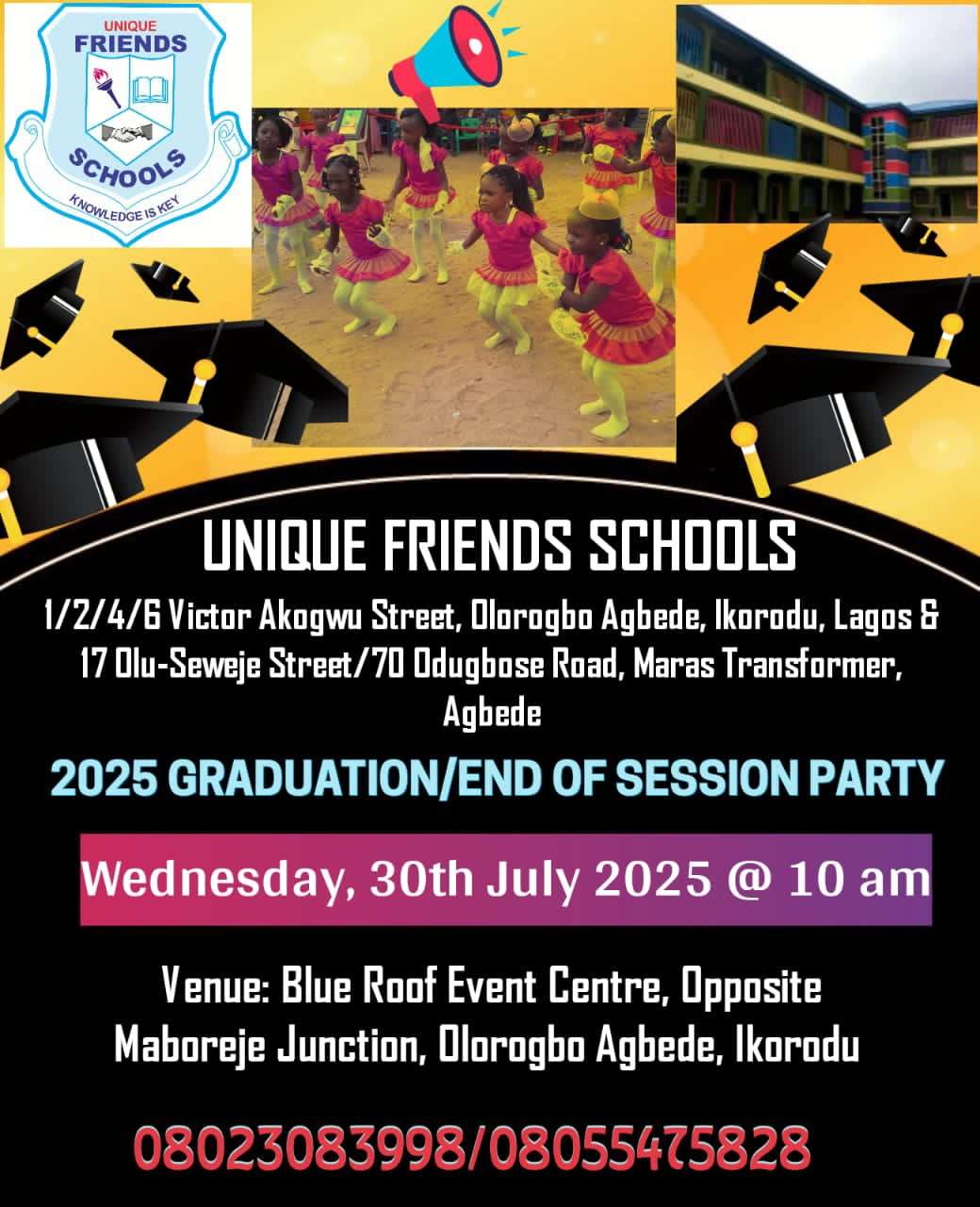End of session/Graduation/Prize-giving Party