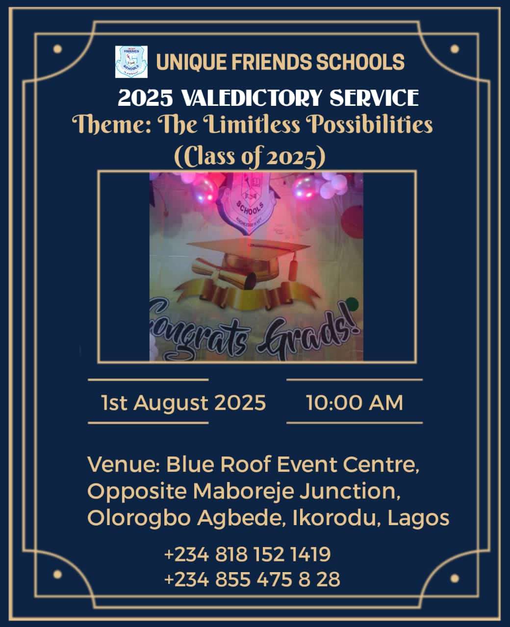 2025 Valedictory Service